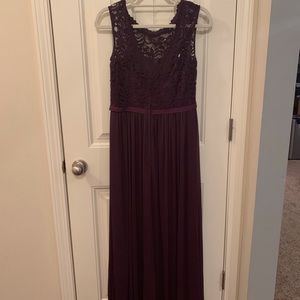 Purple Bridesmaids Dress